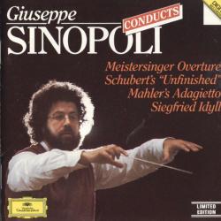 GIUSEPPE SINOPOLI Sinopoli Conducts Meistersinger Overture / Schubert's "Unfinished" / Mahler's Adagietto / Siegfried Idyll Фирменный CD GIUSEPPE SINOPOLI Sinopoli Conducts Meistersinger Overture / Schubert's "Unfinished" / Mahler's Adagietto / Siegfried Idyll Фирменный CD