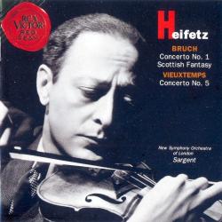 Heifetz, Bruch, Vieuxtemps Concerto No. 1 • Scottish Fantasy / Concerto No. 5 Фирменный CD 