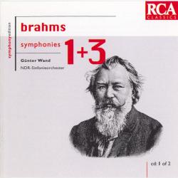 BRAHMS, Günter Wand Symphonies 1&3 Фирменный CD BRAHMS, Günter Wand Symphonies 1&3 Фирменный CD