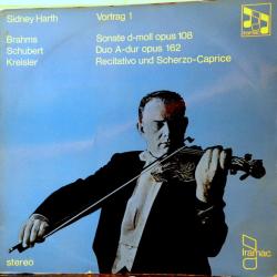 SIDNEY HARTH Sonate D-Moll Opus 108 / Duo A-Dur Opus 162 / Recitativo Und Scherzo-Caprice Виниловая пластинка 
