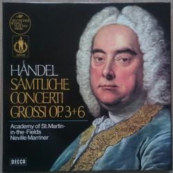 HANDEL Sämtliche Concerti Grossi Op. 3+6 LP-BOX 
