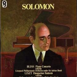 SOLOMON Bliss Piano Concerto / Liszt Hungarian Fantasy Виниловая пластинка 