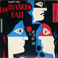 VERDI Ein Maskenball - Opernquerschnitt Виниловая пластинка 