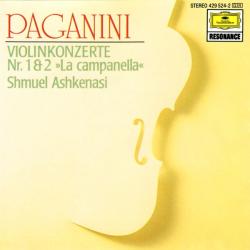 Paganini - Shmuel Ashkenasi Violinkonzerte Nr. 1 & 2 "La Campanella" Фирменный CD 