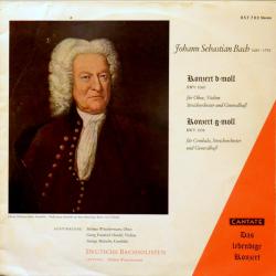 BACH Konzert D-Moll BWV 1060 / Konzert G-Moll BWV 1058 Виниловая пластинка 