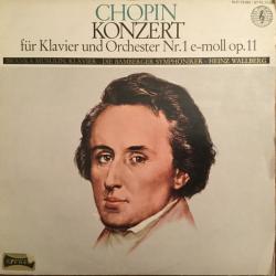 CHOPIN Konzert Für Klavier Und Orchester Nr. 1 E-moll Op. 11 Виниловая пластинка 