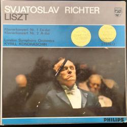 SVIATOSLAV RICHTER   LISZT Klavierkonzert Nr. 1 Es-Dur / Klavierkonzert Nr. 2 A-Dur Виниловая пластинка 