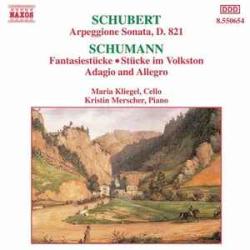 SCHUBERT SCHUMANN Arpeggione Sonata, D.821 / Fantasiestücke - Stücke Im Volkston - Adagio And Allegro Фирменный CD SCHUBERT SCHUMANN Arpeggione Sonata, D.821 / Fantasiestücke - Stücke Im Volkston - Adagio And Allegro Фирменный CD