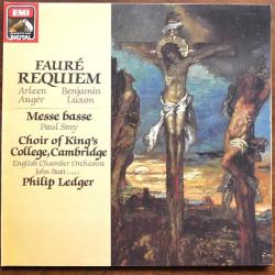 FAURE REQUIEM / MESSE BASSE Виниловая пластинка 