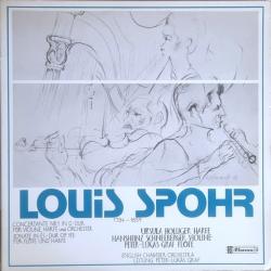 SPOHR Concertante Nr. 1 In G-dur Für Violine, Harfe Und Orchester / Sonate In Es-dur Op. 113 Für Flöte Und Harfe Виниловая пластинка 