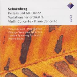 SCHOENBERG Pelleas Und Melisande, Variations For Orchestra, Violin Concerto, Piano Concerto Фирменный CD 