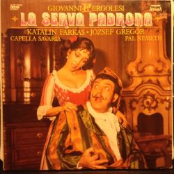 PERGOLESI LA SERVA PADRONA Виниловая пластинка 