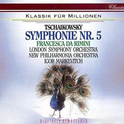 TSCHAIKOWSKY Symphonies Nr 5 • Francesca da Ramini Фирменный CD 