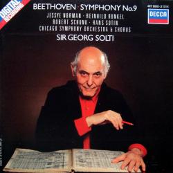 BEETHOVEN, Sir Georg Solti Symphony No. 9 Фирменный CD 