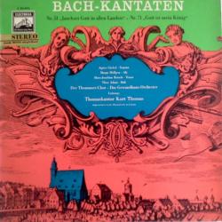 BACH Kantaten Nr. 51 "Jauchzet Gott in Allen Landen" + Nr. 71 " Gott Ist Mein König" Виниловая пластинка 