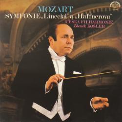 MOZART Symfonie „Linecká“ A „Haffnerova“ Виниловая пластинка 