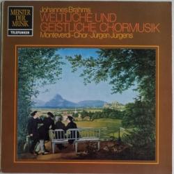 BRAHMS Weltliche Und Geistliche ChorMusik Виниловая пластинка 