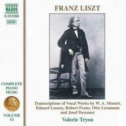 LISZT Transcriptions Of Vocal Works By W.A. Mozart, Eduard Lassen, Robert Franz, Otto Lessmann And Josef Dessauer Фирменный CD 