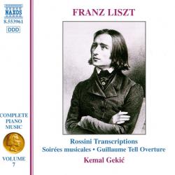 LISZT Rossini Transcriptions: Soirées Musicales • Guillaume Tell Overture Фирменный CD 