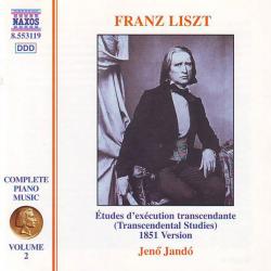 LISZT Études D'Exécution Transcendante (Transcendental Studies) 1851 Version (Liszt Piano Music • Volume 2) Фирменный CD 