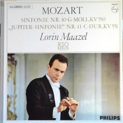 MOZART   LORIN MAAZEL Symphony No. 40 In G Minor, K.550 / Symphony No.41 In C, K.551 "Jupiter" Виниловая пластинка 