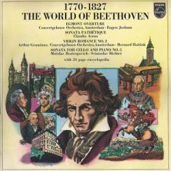 BEETHOVEN MSTISLAV ROSTROPOVICH SVIATOSLAV RICHTER CLAUDIO ARRAU 1770-1827 The World Of Beethoven Виниловая пластинка BEETHOVEN MSTISLAV ROSTROPOVICH SVIATOSLAV RICHTER CLAUDIO ARRAU 1770-1827 The World Of Beethoven Виниловая пластинка