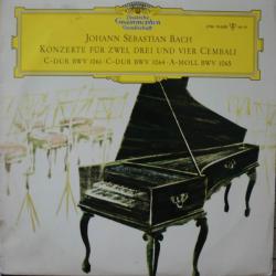 BACH Konzerte Für Zwei, Drei Und Vier Cembali C-Dur BWV 1061 · C-Dur BWV 1064 · A-Moll BWV 1065 Виниловая пластинка 