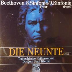 BEETHOVEN   PAUL KLETZKI 8.Sinfonie F-Dur / 9.Sinfonie D-Moll Виниловая пластинка 