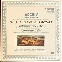 MOZART Flötenkonzert Nr. 1 G-dur / Oboenkonzert C-dur Виниловая пластинка 