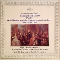 BACH Tripelkonzert = Triple Concerto BWV 1044 • Cembalokonzerte = Harpsichord Concertos = Concertos Pour Clevecin BWV 1055 • BWV 1056 Виниловая пластинка BACH Tripelkonzert = Triple Concerto BWV 1044 • Cembalokonzerte = Harpsichord Concertos = Concertos Pour Clevecin BWV 1055 • BWV 1056 Виниловая пластинка
