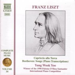 LISZT Complete Piano Music Volume 16: Capriccio alla Turca • Beethoven: Songs (Piano transcriptions) Фирменный CD 