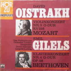 BEETHOVEN MOZART EMIL GILELS DAVID OISTRAKH Piano Concerto No. 4, Violin Concerto No. 3 Виниловая пластинка BEETHOVEN MOZART EMIL GILELS DAVID OISTRAKH Piano Concerto No. 4, Violin Concerto No. 3 Виниловая пластинка