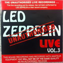 LED ZEPPELIN Live Vol. 3 Фирменный CD 