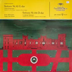 HAYDN HANS ROSBAUD Sinfonie Nr. 92 G-dur (Oxford Sinfonie) = Symphony No. 92 In G Major = Symphonie No 92 En Sol Majeur / Sinfonie Nr. 104 D-dur (Londoner Sinfonie) = Symphony No. 104 In D Major = Symphonie No 104 En Ré Majeur Виниловая пластинка HAYDN HANS ROSBAUD Sinfonie Nr. 92 G-dur (Oxford Sinfonie) = Symphony No. 92 In G Major = Symphonie No 92 En Sol Majeur / Sinfonie Nr. 104 D-dur (Londoner Sinfonie) = Symphony No. 104 In D Major = Symphonie No 104 En Ré Majeur Виниловая пластинка