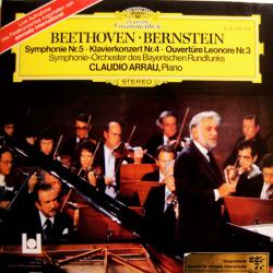BEETHOVEN   BERNSTEIN Symphonie Nr. 5 · Klavierkonzert Nr. 4 · Ouvertüre Leonore Nr. 3 Виниловая пластинка 