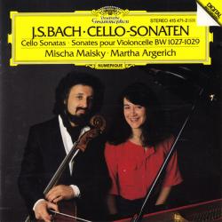 Bach – Mischa Maisky, Martha Argerich Cello-Sonaten = Cello Sonatas = Sonates Pour Violoncelle BWV 1027-1029 Фирменный CD 
