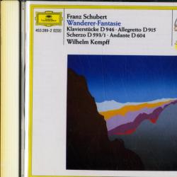 SCHUBERT, Wilhelm Kempff Wanderer-Fantasie Klavierstucke D946; Allegretto D915; Scherzo D593/1; Andante D604 Фирменный CD 
