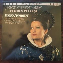 ILONA TOKODY Great Soprano Arias Verdi & Puccini Виниловая пластинка 