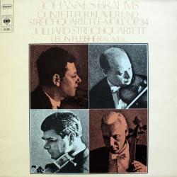 BRAHMS   JUILLIARD STREICHQUARTETT Quintett Für Klavier Und Streichquartett F-Moll Op. 34 Виниловая пластинка 