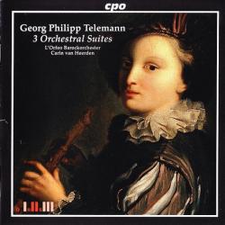 TELEMANN 3 Orchestral Suites Фирменный CD TELEMANN 3 Orchestral Suites Фирменный CD
