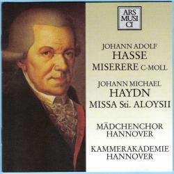 Hasse, Haydn Miserere - Missa Sti. Фирменный CD Hasse, Haydn Miserere - Missa Sti. Фирменный CD