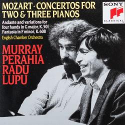 MOZART Concertos For Two & Three Pianos - Andante And Variations For Four Hands In C Major, K. 501 - Fantasia In F Minor, K. 608 Фирменный CD MOZART Concertos For Two & Three Pianos - Andante And Variations For Four Hands In C Major, K. 501 - Fantasia In F Minor, K. 608 Фирменный CD