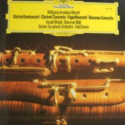 MOZART   SEIJI OZAWA Klarinettenkonzert = Clarinet Concerto · Fagottkonzert = Bassoon Concerto Виниловая пластинка 