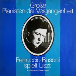 LISZT FERRUCCIO BUSONI Ferruccio Busoni Spielt Liszt (Am Steinway-Welte-Flügel) Виниловая пластинка LISZT FERRUCCIO BUSONI Ferruccio Busoni Spielt Liszt (Am Steinway-Welte-Flügel) Виниловая пластинка