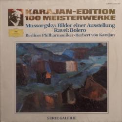 Berliner Philharmoniker Herbert von Karajan Karajan-Edition 100 Meisterwerke - Mussorgsky: Bilder Einer Ausstellung · Ravel: Bolero Виниловая пластинка Berliner Philharmoniker Herbert von Karajan Karajan-Edition 100 Meisterwerke - Mussorgsky: Bilder Einer Ausstellung · Ravel: Bolero Виниловая пластинка