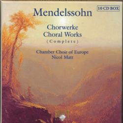 MENDELSSOHN Choral Works (Complete) CD-Box 