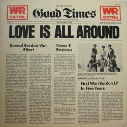 WAR Love Is All Around Виниловая пластинка 