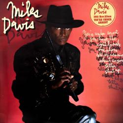 MILES DAVIS You're Under Arrest Виниловая пластинка 
