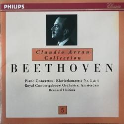 Claudio Arrau, Beethoven Piano Concertos - Klavierkonzerte Nr. 3 & 4 Фирменный CD 