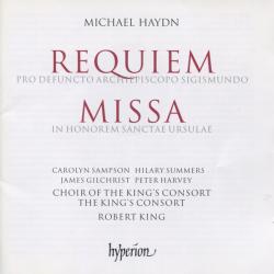 Michael Haydn Requiem (Pro Defuncto Archiepiscopo Sigismundo) / Missa (In Honorem Sanctae Ursulae) Фирменный CD 